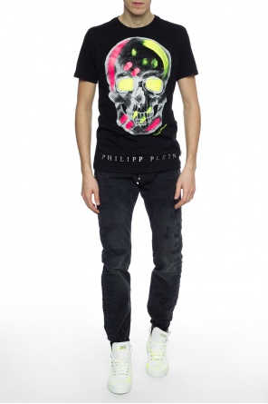 Distressed jeans with logo, zdjęcie 2 Distressed jeans with logo od Philipp Plein
